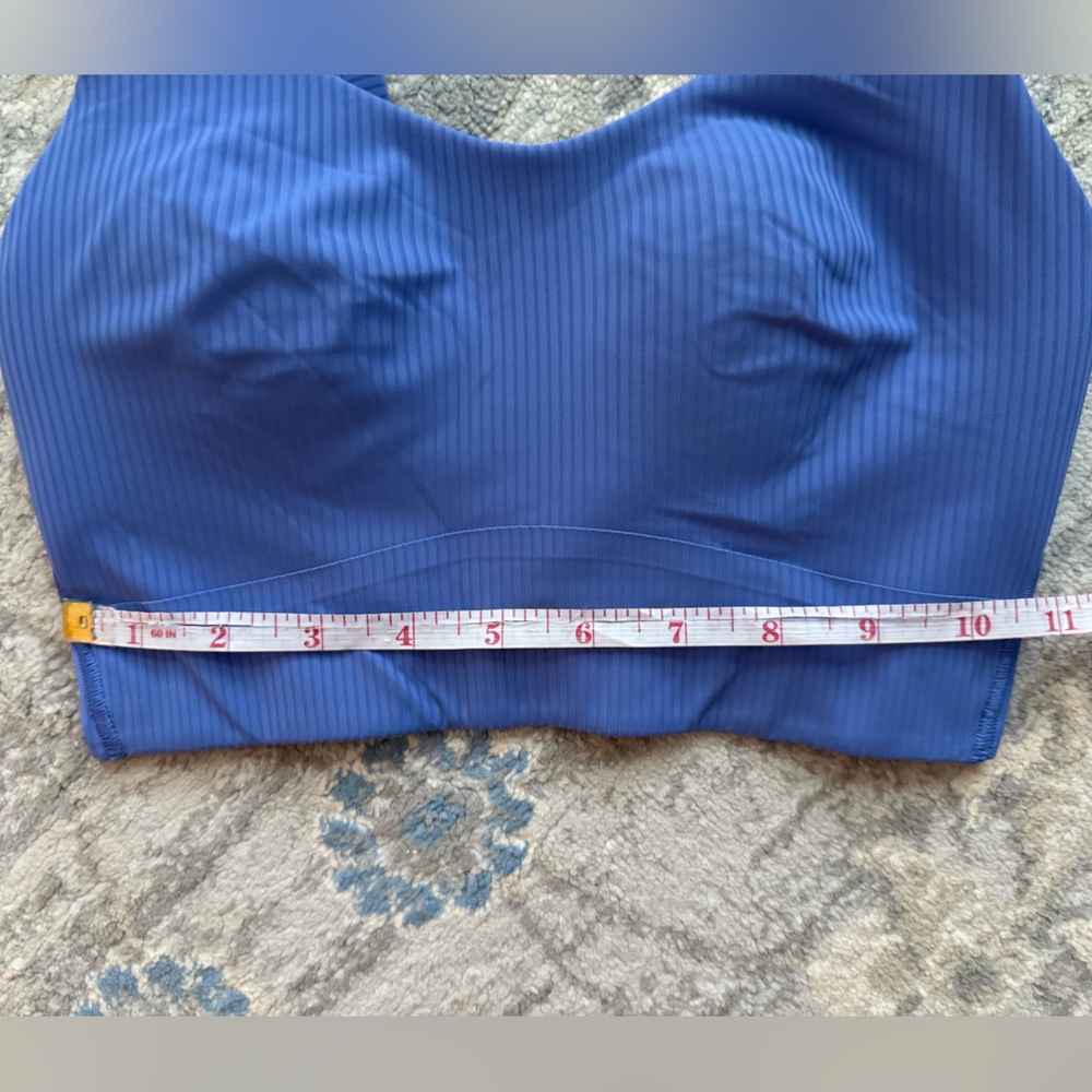 Lululemon Like a Cloud Ribbed Longline Bra *Light Support, D/DD Cup Wild Indigo - Picture 11 of 11